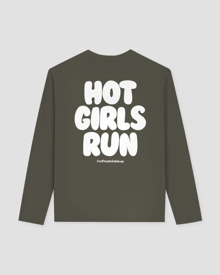 Hot Girls Run Unisex Long Sleeve