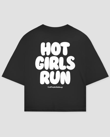 Hot Girls Run Unisex Oversized T-Shirt