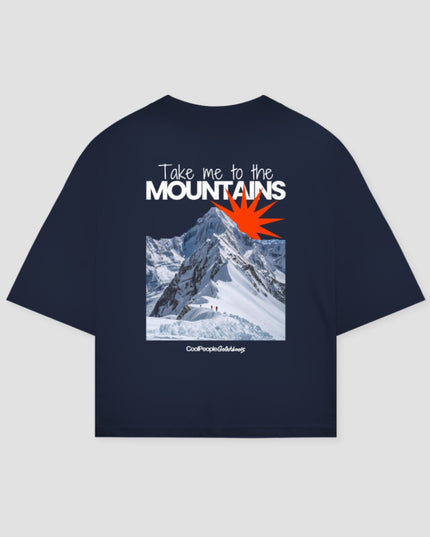 Take Me To The Mountains Unisex Oversized T-Shirt