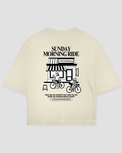 Sunday Morning Ride Unisex Oversized T-Shirt