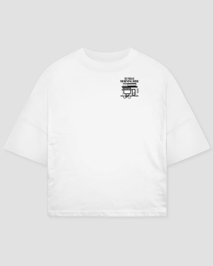 Sunday Morning Ride Unisex Oversized T-Shirt