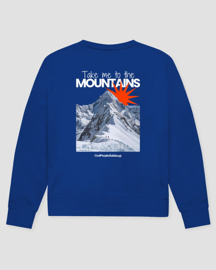 Take Me To The Mountains Herren Sweatshirt