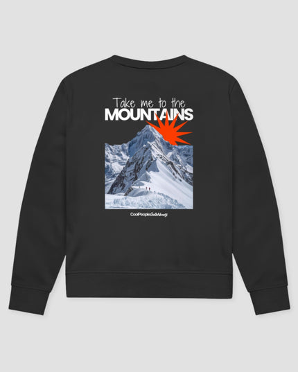 Take Me To The Mountains Herren Sweatshirt
