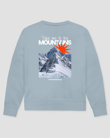 Take Me To The Mountains Herren Sweatshirt