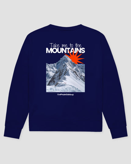 Take Me To The Mountains Herren Sweatshirt