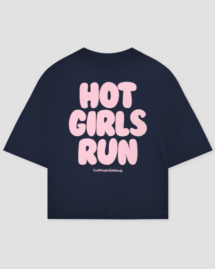 Hot Girls Run Unisex Oversized T-Shirt